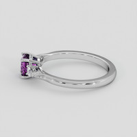 1.57 Ct. Purple Sapphire Ring, Platinum 950 4