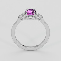 1.57 Ct. Purple Sapphire Ring, 10K White Gold 3