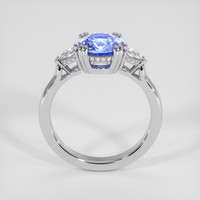 1.87 Ct. Purplish Blue Sapphire Ring, 18K White Gold 3
