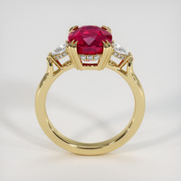 4.11 Ct. Ruby Ring, 14K Yellow Gold 3