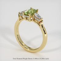 1.46 Ct. Sapphire Ring, 14K Yellow Gold 2
