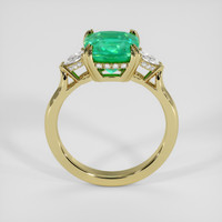 2.25 Ct. Emerald Ring, 18K Yellow Gold 3
