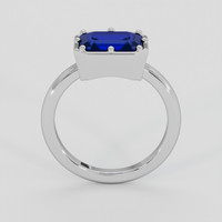 2.34 Ct. Blue Sapphire Ring, Platinum 950 3
