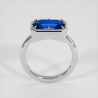 3.60 Ct. Blue Sapphire Ring, 10K White Gold 3