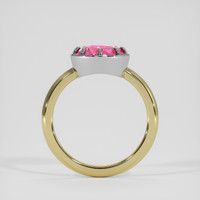 1.73 Ct. Pink Sapphire Ring, 14K White & Yellow 3