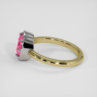 1.73 Ct. Pink Sapphire Ring, 18K White & Yellow 4