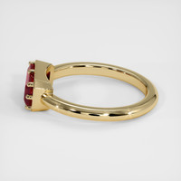 1.57 Ct. Purplish Red Ruby Ring, 10K Yellow Gold 4