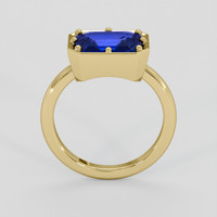 3.01 Ct. Blue Sapphire Ring, 10K Yellow Gold 3