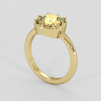 3.12 Ct. Yellow Sapphire Ring, 10K Yellow Gold 2