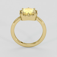 3.12 Ct. Yellow Sapphire Ring, 10K Yellow Gold 3