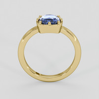 1.17 Ct. Blue Sapphire Ring, 10K Yellow Gold 3