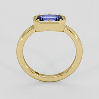 1.45 Ct. Purplish Blue Sapphire Ring, 10K Yellow Gold 3