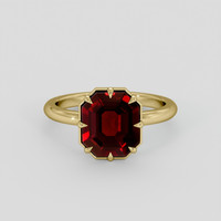 2.54 Ct. Red Spinel Ring, 14K Yellow Gold 1