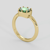 1.75 Ct. Green Tourmaline Ring, 14K Yellow Gold 2