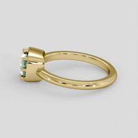 1.75 Ct. Green Tourmaline Ring, 14K Yellow Gold 4