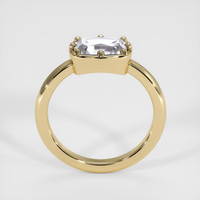1.81 Ct. Grey Sapphire Ring, 14K Yellow Gold 3