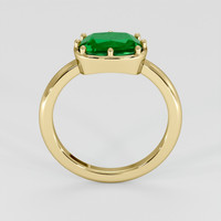 1.84 Ct. Emerald Ring, 18K Yellow Gold 3