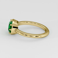 1.84 Ct. Emerald Ring, 18K Yellow Gold 4