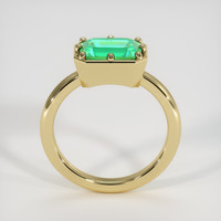 1.89 Ct. Emerald Ring, 18K Yellow Gold 3