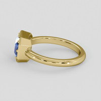 2.41 Ct. Bi Color Sapphire Ring, 18K Yellow Gold 4