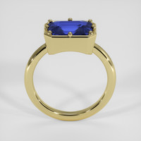 3.01 Ct. Blue Sapphire Ring, 18K Yellow Gold 3