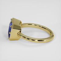 3.01 Ct. Blue Sapphire Ring, 18K Yellow Gold 4