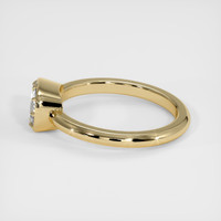 1.20 Ct. White Sapphire Ring, 18K Yellow Gold 4
