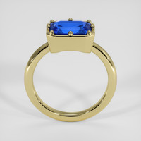 2.34 Ct. Blue Sapphire Ring, 18K Yellow Gold 3