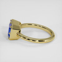 2.34 Ct. Blue Sapphire Ring, 18K Yellow Gold 4