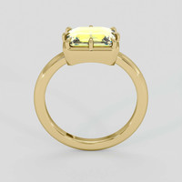 3.20 Ct. Yellow Sapphire Ring, 18K Yellow Gold 3