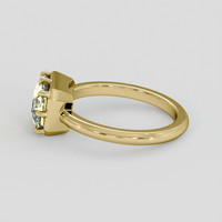 3.20 Ct. Yellow Sapphire Ring, 18K Yellow Gold 4