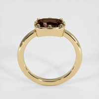 1.44 Ct. Brown Sapphire Ring, 18K Yellow Gold 3