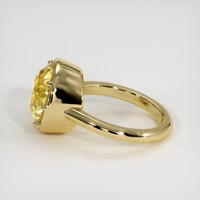 7.00 Ct. Yellow Sapphire Ring, 18K Yellow Gold 4