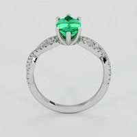 1.52 Ct. Emerald Ring, Platinum 950 3