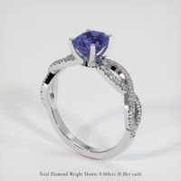 1.30 Ct. Gemstone Ring, Platinum 950 2