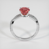 2.55 Ct. Padparadscha Sapphire Ring, Platinum 950 3
