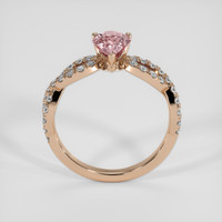 1.59 Ct. Padparadscha Sapphire Ring, 14K Rose Gold 3