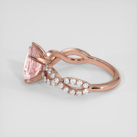 2.03 Ct. Padparadscha Sapphire Ring, 18K Rose Gold 4
