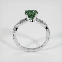 1.66 Ct. Green Sapphire Ring, 10K White Gold 3