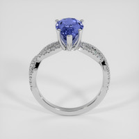 2.90 Ct. Blue Sapphire Ring, 14K White Gold 3