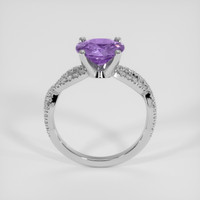 1.77 Ct. Purple Sapphire Ring, 14K White Gold 3