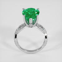 5.92 Ct. Emerald Ring, 18K White Gold 3