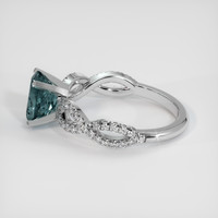 1.44 Ct. Sapphire Ring, 18K White Gold 4