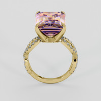 10.17 Ct. Bi Color Ametrine Ring, 10K Yellow Gold 3