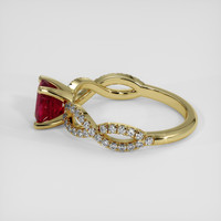 1.17 Ct. Ruby Ring, 14K Yellow Gold 4
