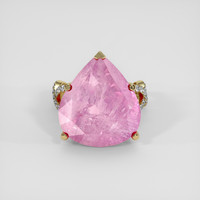 33.61 Ct. Pink Sapphire Ring, 18K Yellow Gold 1