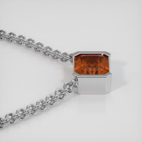 4.55 Ct. Gemstone Necklace, Platinum 950 3