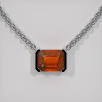4.55 Ct. Gemstone Necklace, 18K White Gold 1