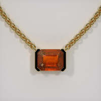 4.55 Ct. Gemstone Necklace, 14K Yellow Gold 1