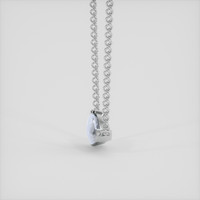 2.44 Ct. Blue Sapphire Necklace, 10K White Gold 3